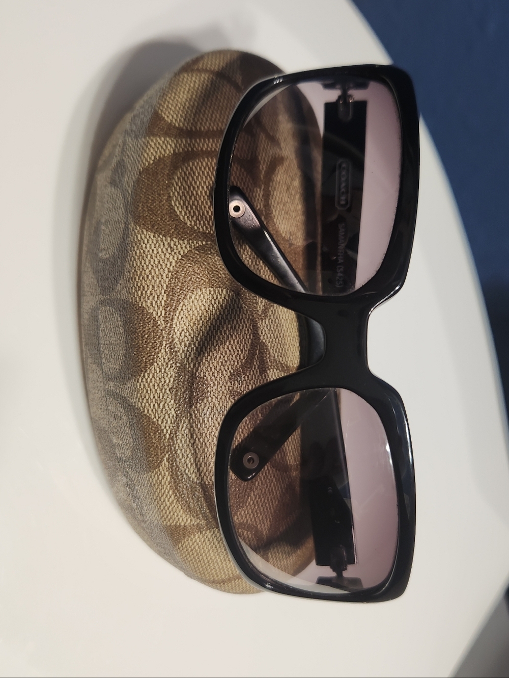 Coach Black Samantha Onyx Sunglasses